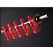2-speler stang met gegoten pop Rood