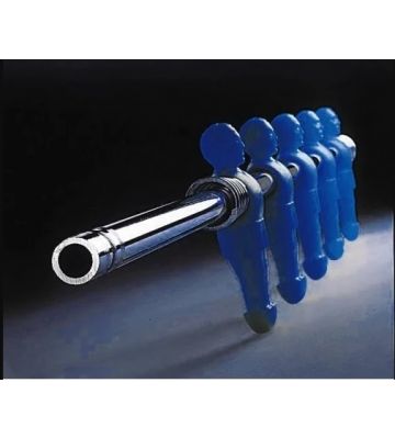 3 x 2-speler stang met geg. Pop Blauw: