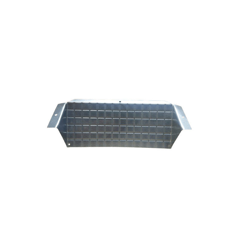 Inside goal in metal
